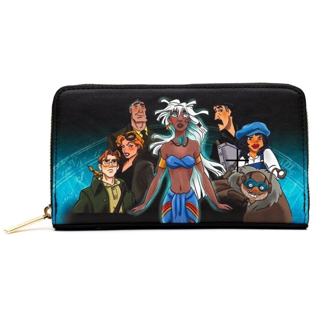 Danielle Nicole Disney Atlantis Zip Around Wallet